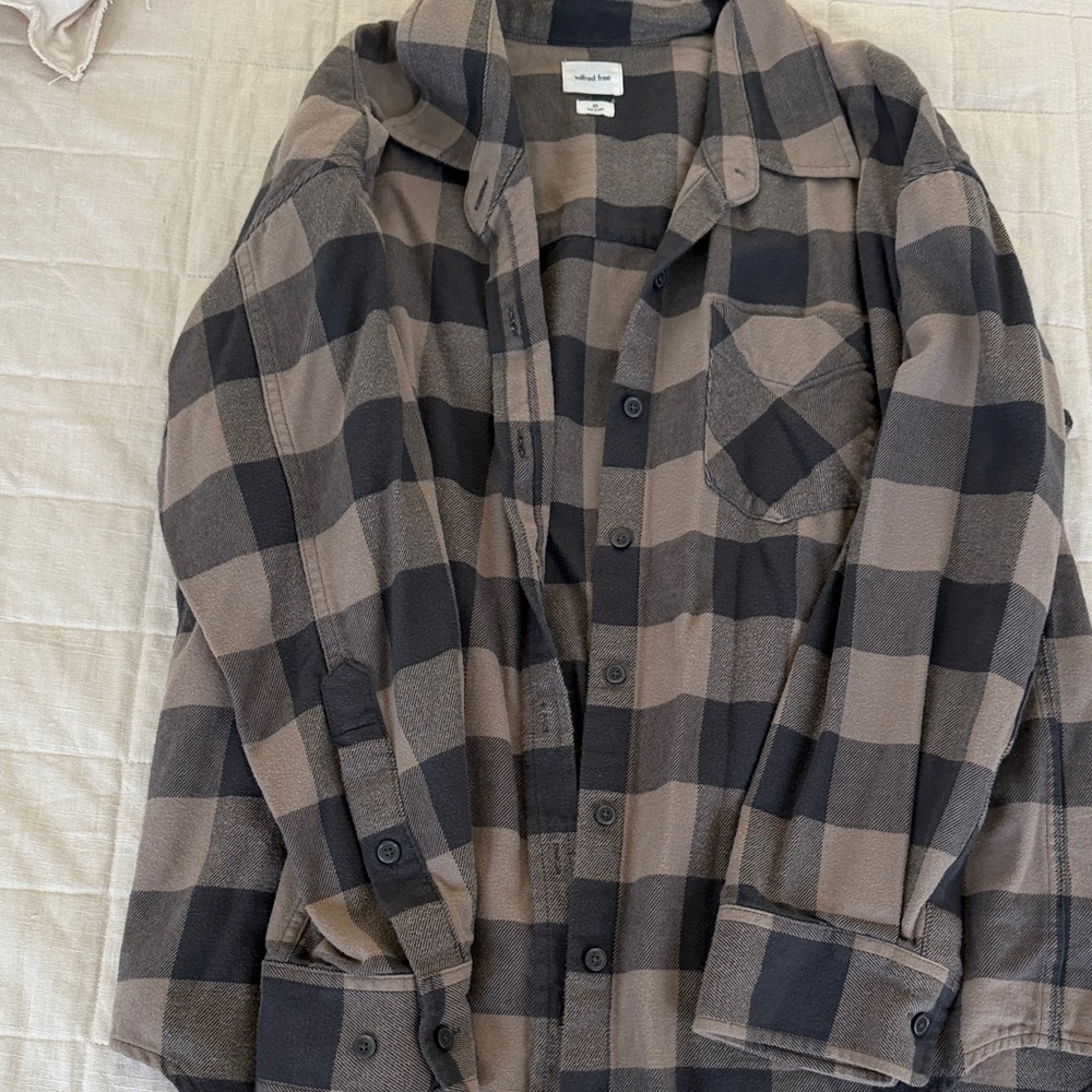 Wilfred free plaid Button-Up Shirt